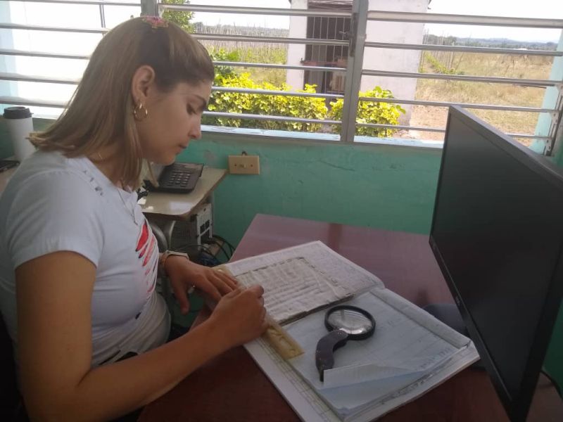 La joven especialista en Meteorología  Yanela Sánchez Paneque 